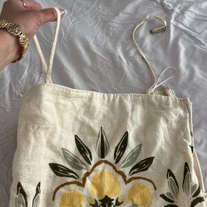 Abercrombie Scarlett Strapless Linen-Blend Skort Large/Medium